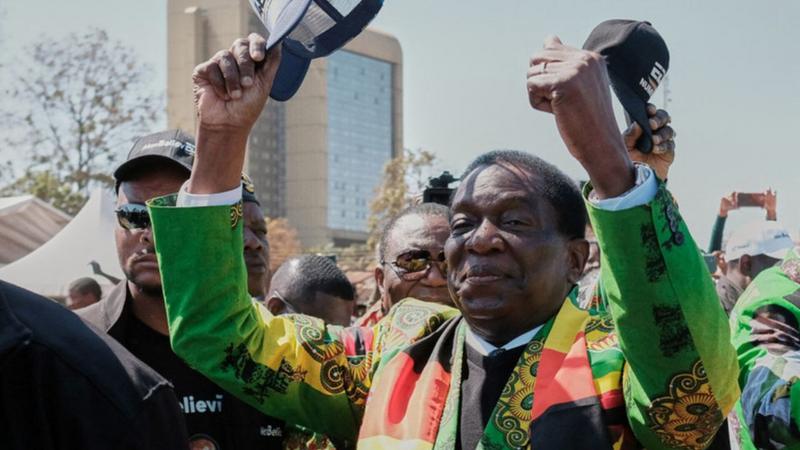 Эммерсон Мнангагва выигрывает второй срок на посту президента Зимбабве