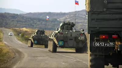 Azerbaijan has denied firing on a convoy of Russian peacekeepers in Karabakh
