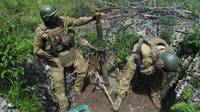 How the Russian military uses mortars in ITS zone